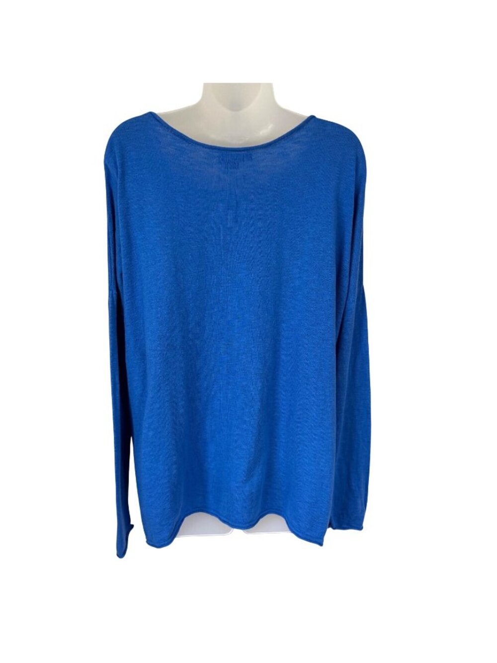 Vince Women’s Blue Lightweight Oversized Knit Pullover Size Large - Picture 2 of 8
